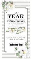 A year of remembrance
